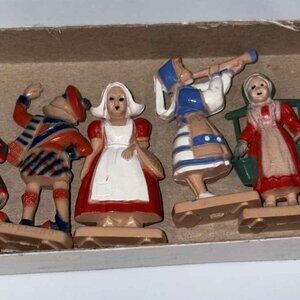 Vintage 1950s The Dolls of Our World Lot Commonwealth Plastics (7) Figures